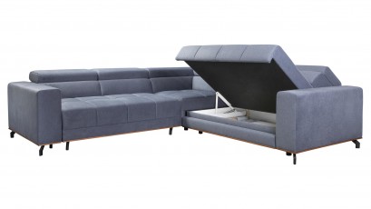  Libro Sectional Party - Shaggy 01 - Sofa bed with storage