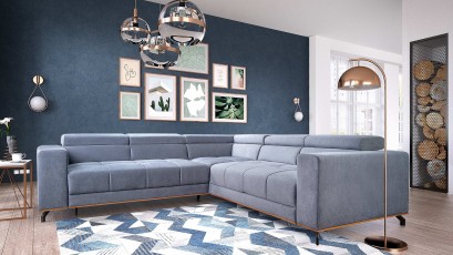  Libro Sectional Party - Shaggy 01 - Sofa bed with storage