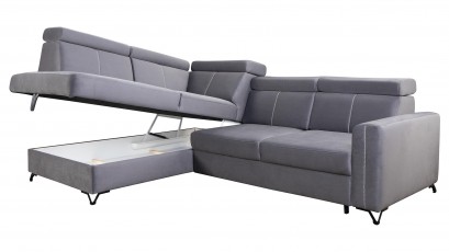  Libro Sectional Elbrus - Shaggy 01 - Left - Sectional with bed and storage