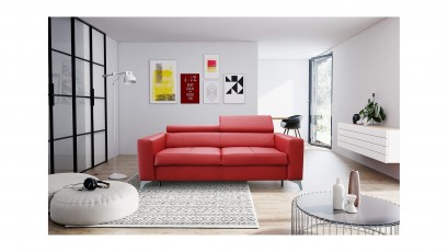  Des Sofa Mono - Dollaro Nebbia - Full-grain leather