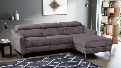  Des Sectional Malmo - Primo 96 - Right - L-shape sectional with power recliner