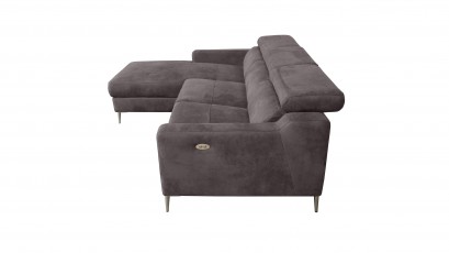  Des Sectional Malmo - Primo 96 - Left - L-shape sectional with power recliner