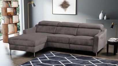  Des Sectional Malmo - Primo 96 - Left - L-shape sectional with power recliner