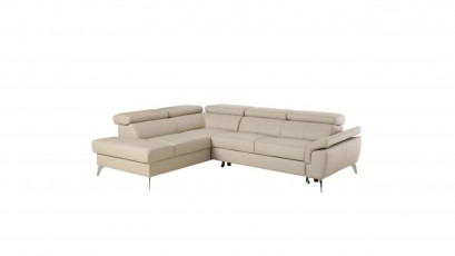  Des Sectional Sono - Dollaro Smoke Blue - Left - Modern corner sofa