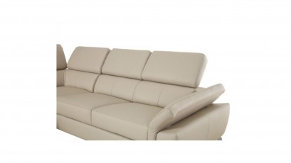  Des Sectional Sono - Dollaro Nebbia - Left - Modern corner sofa