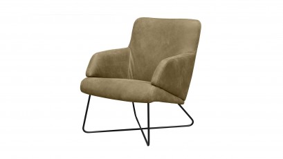  Des Armchair Wing - Dollaro Gris - Compact, space-saving accent chair.