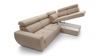  Comforteo Sectional Patrizia - Matt Velvet 73 - Right - Comfortable and practical