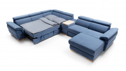  Puszman Sectional Bolzano - Perfect Harmony 82 - Right - Modern corner sofa with bed and storage