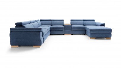  Puszman Sectional Bolzano - Perfect Harmony 82 - Right - Modern corner sofa with bed and storage