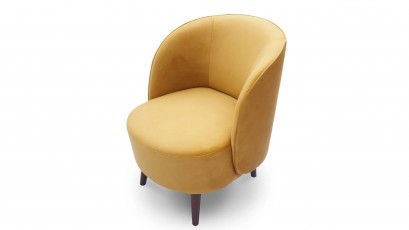  Wajnert Armchair Mula - Venus Velvet 2941 - Minimalist accent chair