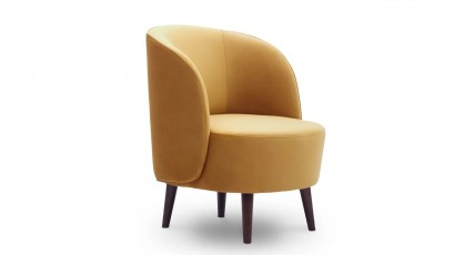  Wajnert Armchair Mula - Venus Velvet 2941 - Minimalist accent chair