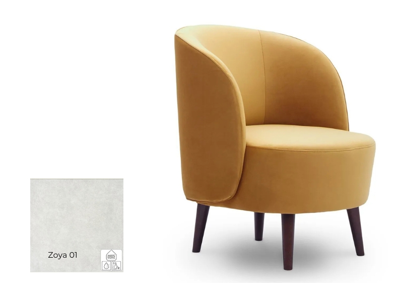  Wajnert Armchair Mula - Zoya 01 - Minimalist accent chair - Online store Smart Furniture Mississauga