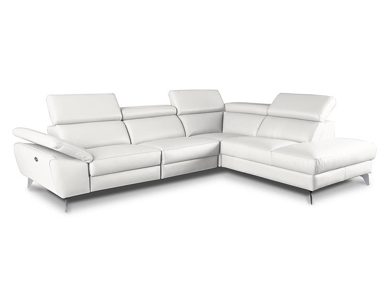 Des Sectional Panama - Dollaro Bianco - Sofa with power recliner