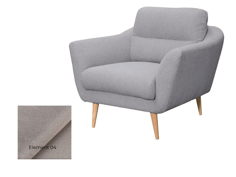 Des Armchair Tromso - Element 04 - Compact, space-saving accent chair.