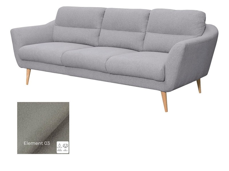 Des Sofa Tromso 3 - Element 03 - Compact, space-saving couch.