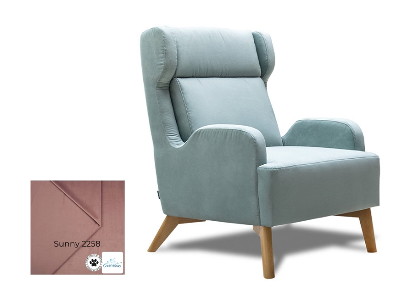  Wajnert Armchair Wing - Sunny 2258 - Scandi chic accent chair - Online store Smart Furniture Mississauga