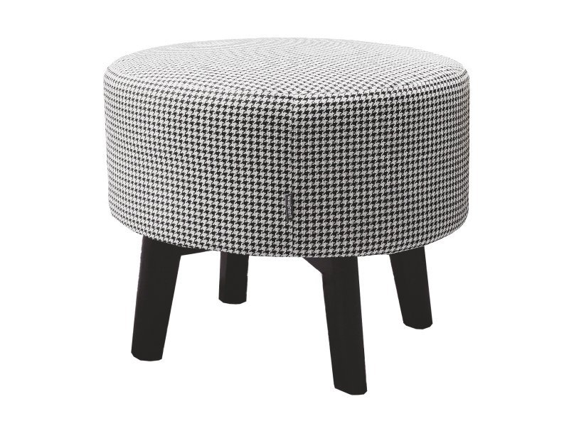 Wajnert Round Ottoman Wing - Scandi chic - Online store Smart Furniture Mississauga