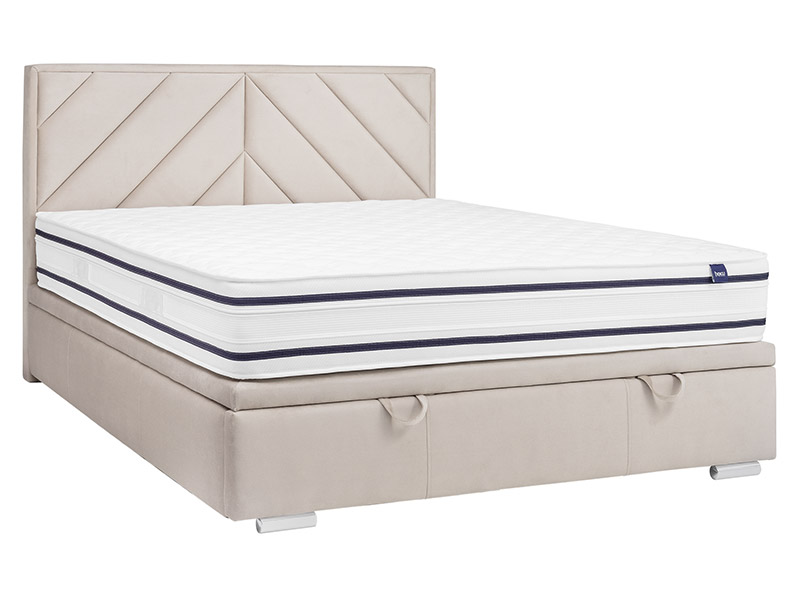 Hauss Storage Bed Pino Slim - Unique upholstered platform bed - Online store Smart Furniture Mississauga