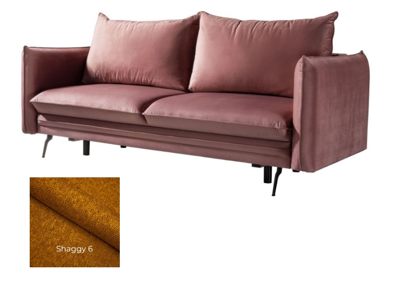  Libro Sofa Akita - Shaggy 6 - Sleeper sofa with storage - Online store Smart Furniture Mississauga