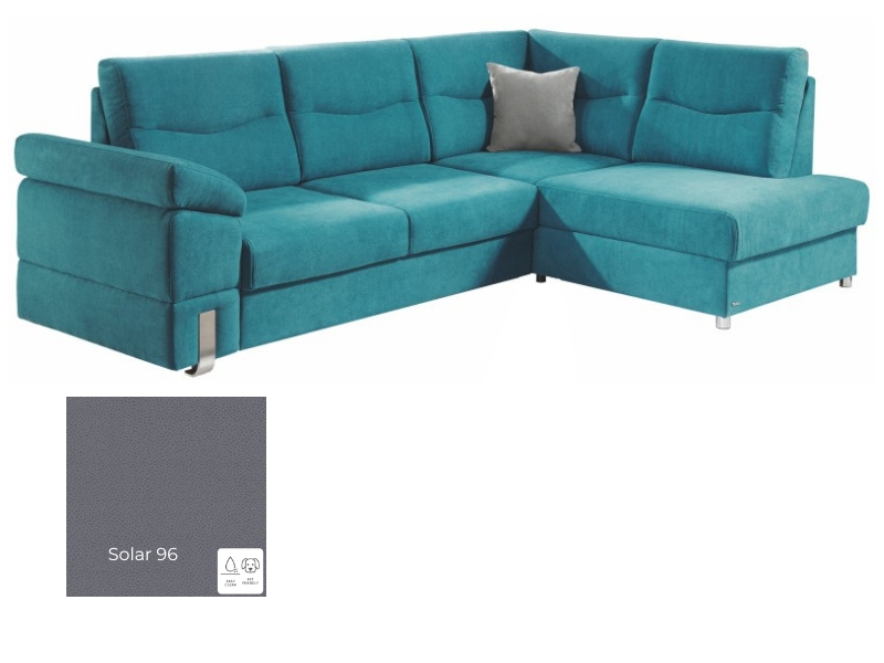  Libro Sectional Salsa Trend - Solar 96 - Right - Sectional with bed and storage - Online store Smart Furniture Mississauga