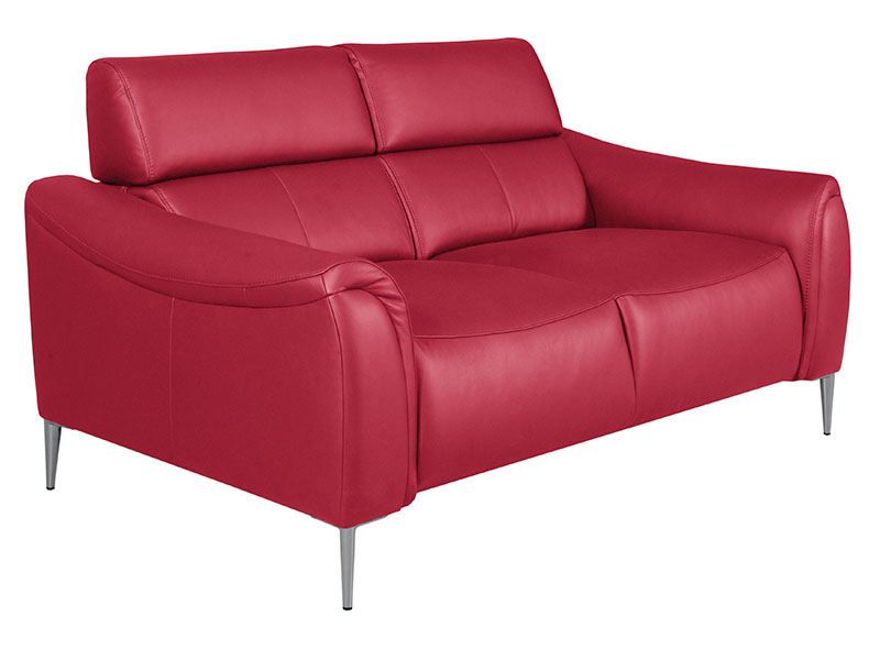  Des Loveseat Milano - Dollaro Rosso - Full grain leather sofa - Online store Smart Furniture Mississauga