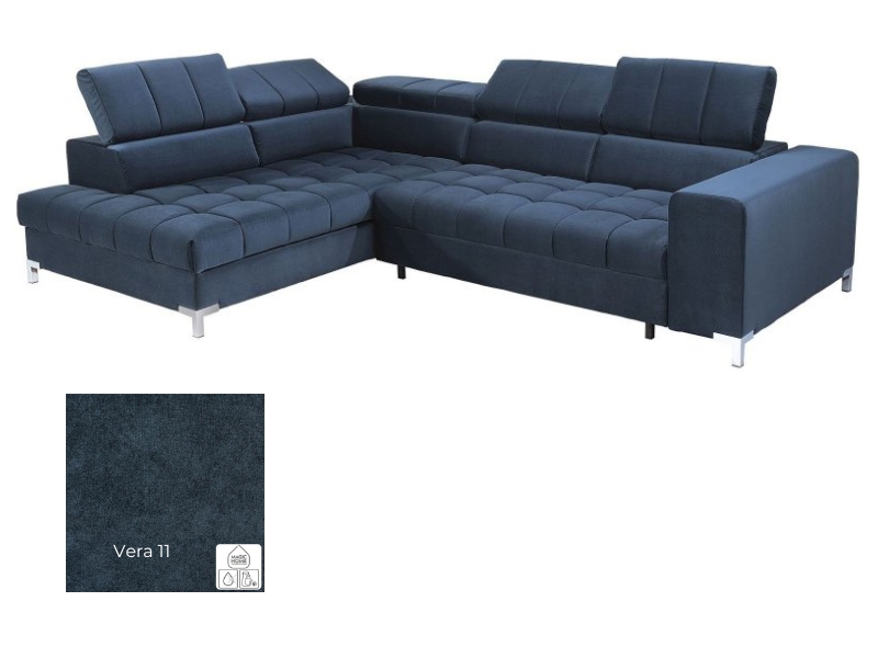  Libro Sectional Arte - Vera 11 - Left - Modern sectional with bed and storage - Online store Smart Furniture Mississauga