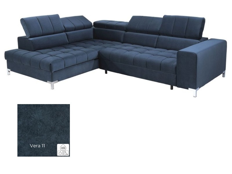 Libro Sectional Arte - Vera 11 - Left - Modern sectional with bed and storage