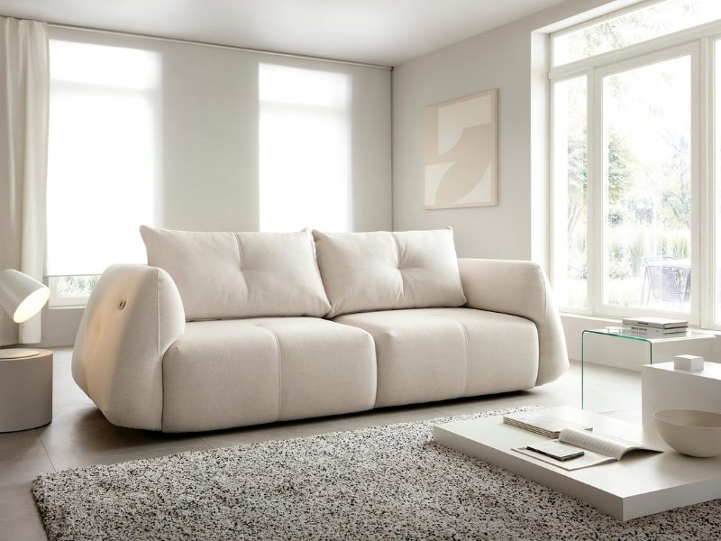 Puszman Sofa Camira - Modern sofa with electric sliding seats - Online store Smart Furniture Mississauga