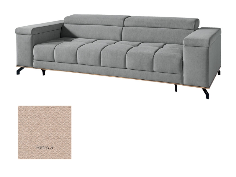  Libro Sofa Party 3SFBK - Retro 3 - Sofa bed with storage - Online store Smart Furniture Mississauga