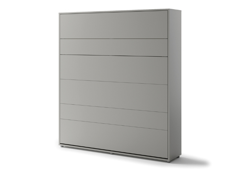  Bed Concept - Murphy Bed BC-13 - Vertical 180x200 - Grey - Modern Wall Bed - Online store Smart Furniture Mississauga