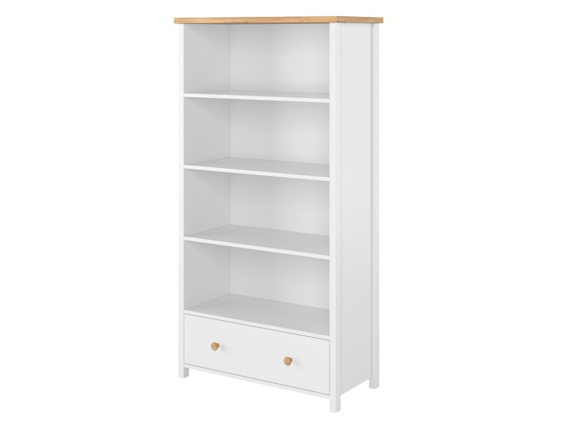  Lenart Bookcase Story SO-02 - Bookcase with bottom drawer - Online store Smart Furniture Mississauga