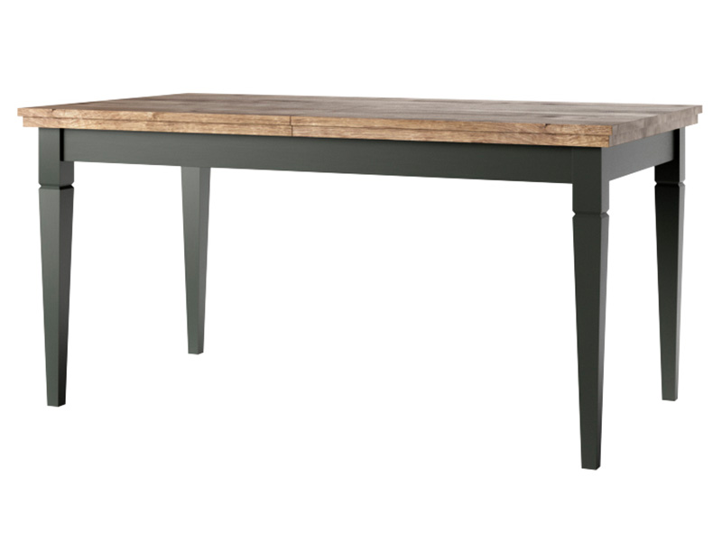  Helvetia Evora Table Type 92 G/O - Deep green extendable dining table - Online store Smart Furniture Mississauga