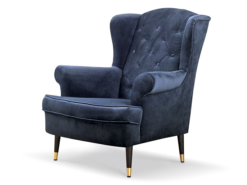 Puszman Accent Chair Venice - Glamorous wingback chair - Online store Smart Furniture Mississauga