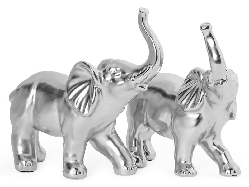  Torre & Tagus Proud Elephants - 2 Piece Decor Sculpture Set - Online store Smart Furniture Mississauga