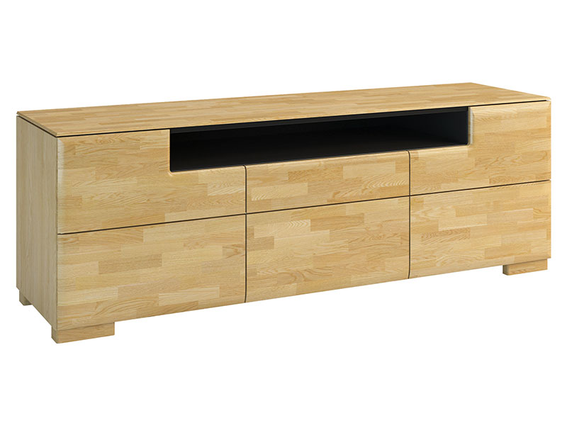  Mebin Rossano Storage Cabinet 3D Oak Bianco - High-quality European furniture - Online store Smart Furniture Mississauga