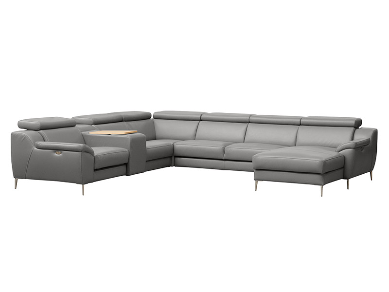 Des Sectional Domino - Large U-shape sofa with multiple features - Online store Smart Furniture Mississauga