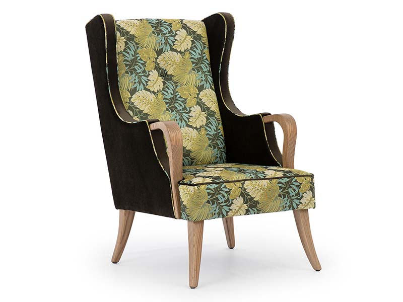 Unimebel Armchair Milano - Wingback accent chair - Online store Smart Furniture Mississauga