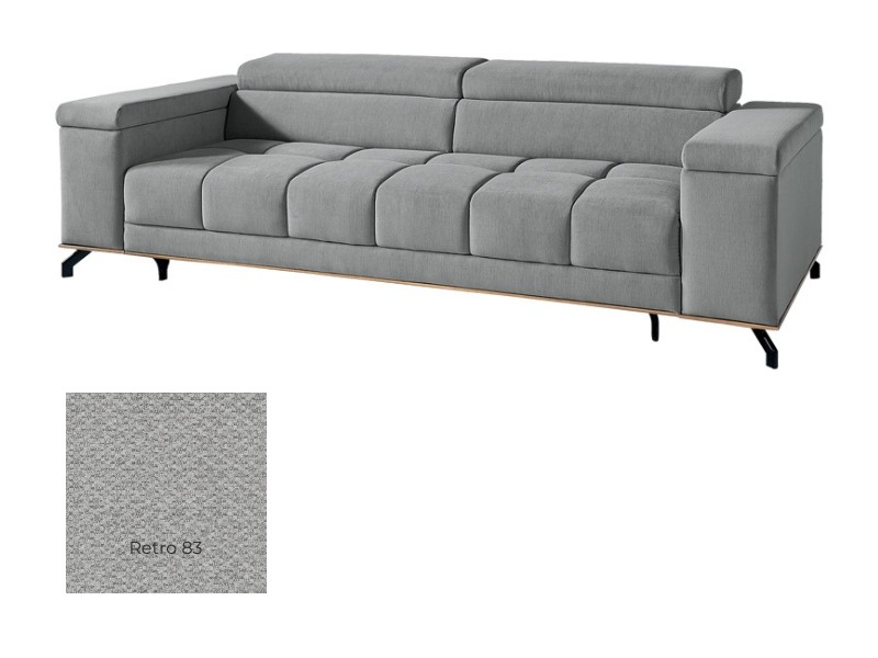 Libro Sofa Party 3SFBK - Retro 83 - Sofa bed with storage