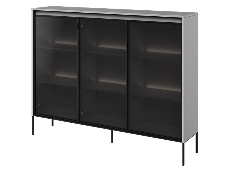  Lenart Trend Display Cabinet TR-08 v.2 SC - For modern interiors - Online store Smart Furniture Mississauga