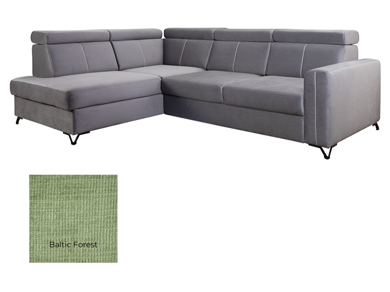  Libro Sectional Elbrus - Baltic Forest - Left - Sectional with bed and storage - Online store Smart Furniture Mississauga