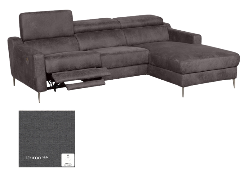  Des Sectional Malmo - Primo 96 - Right - L-shape sectional with power recliner - Online store Smart Furniture Mississauga