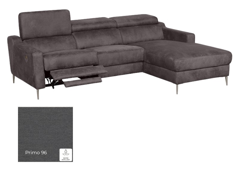 Des Sectional Malmo - Primo 96 - Right - L-shape sectional with power recliner