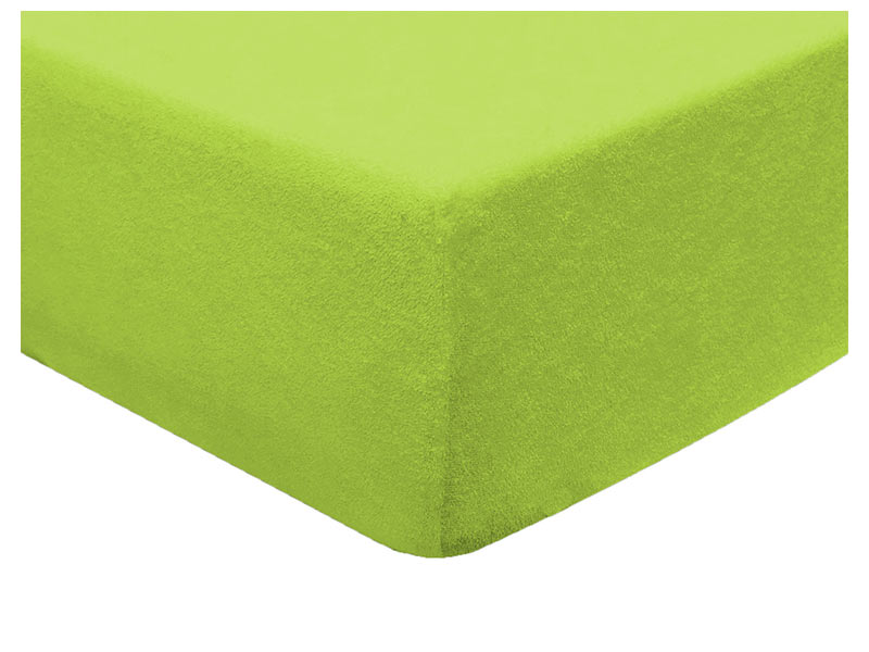  Darymex Terry Fitted Bed Sheet - Green - Europen made - Online store Smart Furniture Mississauga