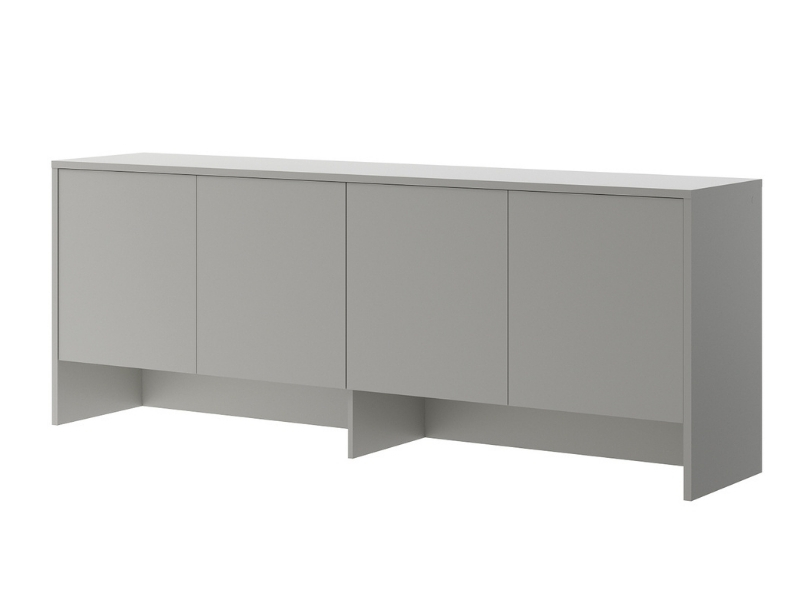  Bed Concept - Hutch BC-10 Grey - For modern wall bed - Online store Smart Furniture Mississauga