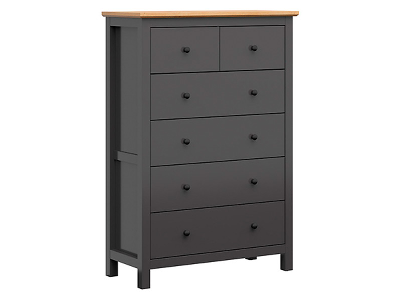  Hesen 6 Drawer Dresser - Scandinavian collection - Online store Smart Furniture Mississauga