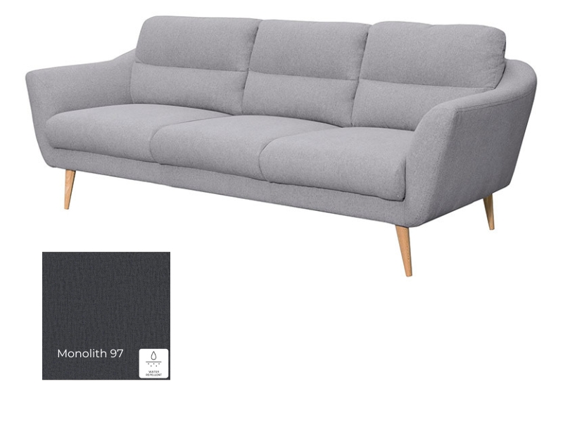  Des Sofa Tromso 3 - Monolith 97 - Compact, space-saving couch. - Online store Smart Furniture Mississauga