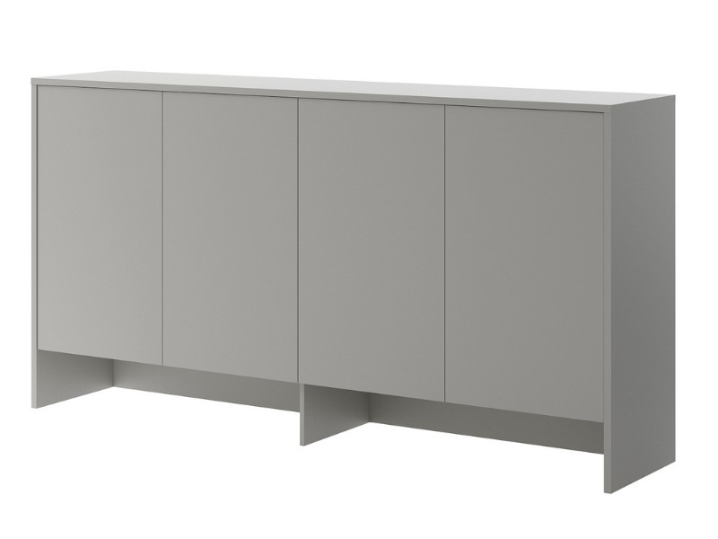 Bed Concept - Hutch BC-11 Grey - For modern wall bed