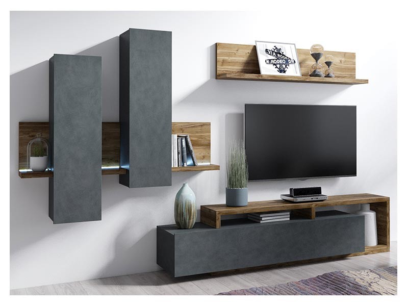 Helvetia Bota Wall Unit Type 09 A/O - Modern entertainment set