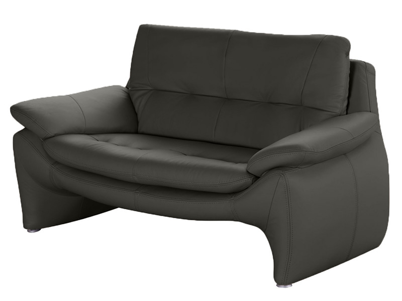  Des Loveseat Madryt - Dollaro Anthracite - Full-grain leather - Online store Smart Furniture Mississauga