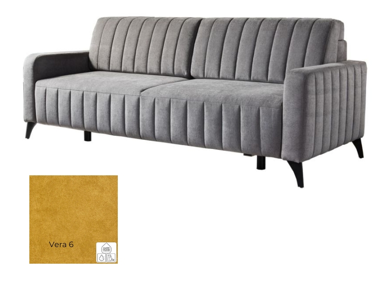  Libro Sofa Grande - Vera 6 - Channel tufted sofa bed - Online store Smart Furniture Mississauga